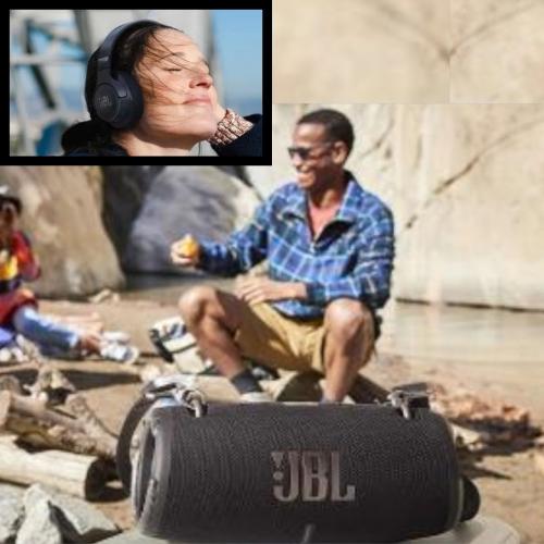 סט רמקול עוצמתי דגם XTREME 3 ואוזניות אלחוטיות מבית JBL
