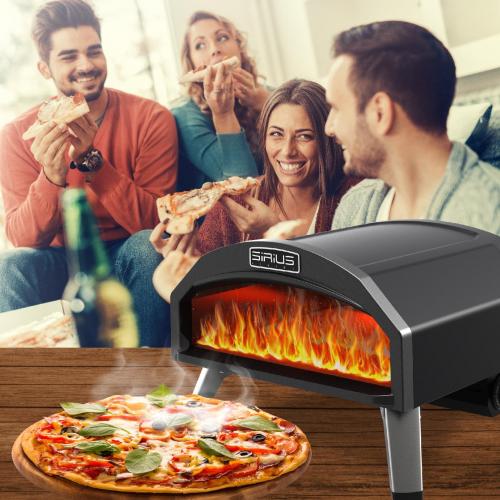 טאבון גז נייד "16 עם אבן שמוט וחום עוצמתי 500 מעלות מבית SIRIUS LIVING