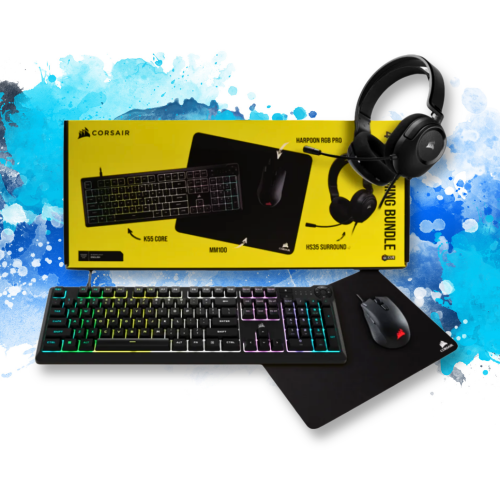 מארז גיימינג CORSAIR 4 In 1 Gaming Bundle מבית CORSAIR 