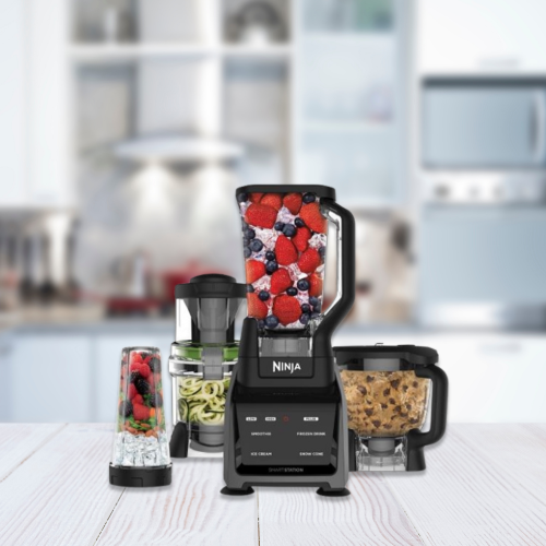 NINJA חכם ורב תכליתי !  4 ב- 1 Intelli-Sense Blender עם מסך טאצ' דגם CT683 - יבואן רשמי!
